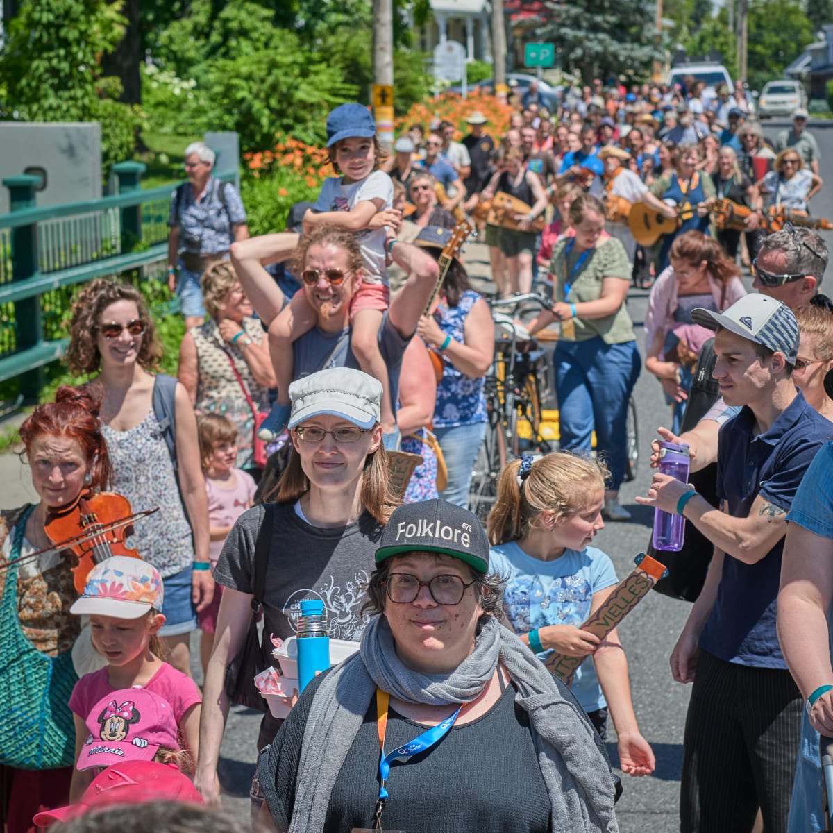 Group of people on the street.