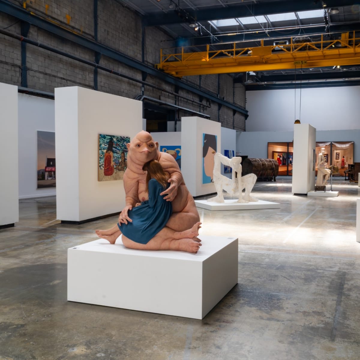 Exposition de sculpture à l'Arsenal.