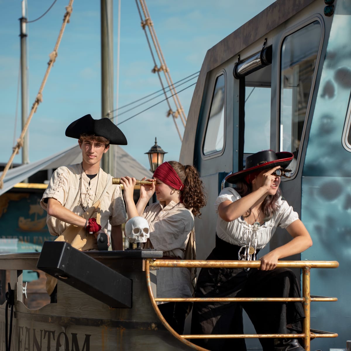 À bord du Bateau Fantôme au Vieux-Port de Montréal