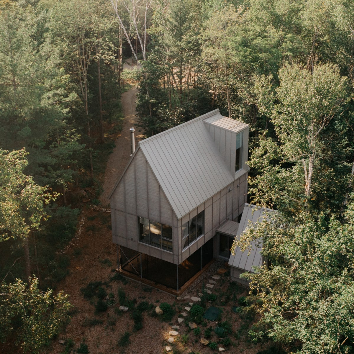 Chalet BESIDE en été.
