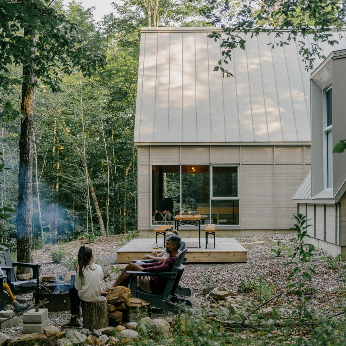 Chalet BESIDE en été.