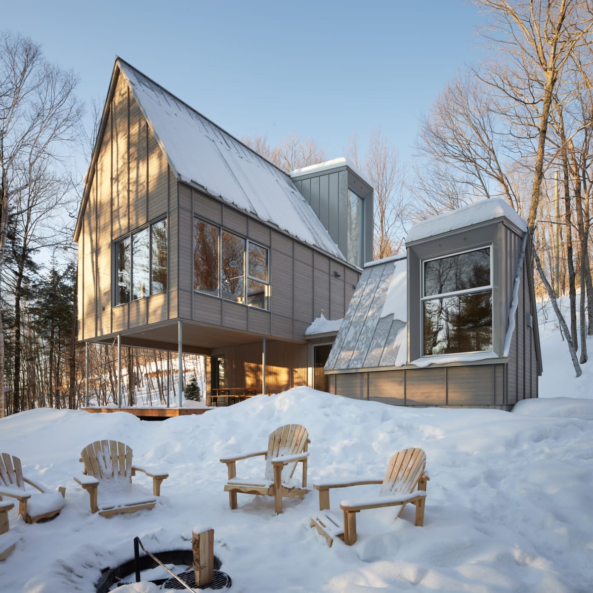 Chalet BESIDE en hiver.