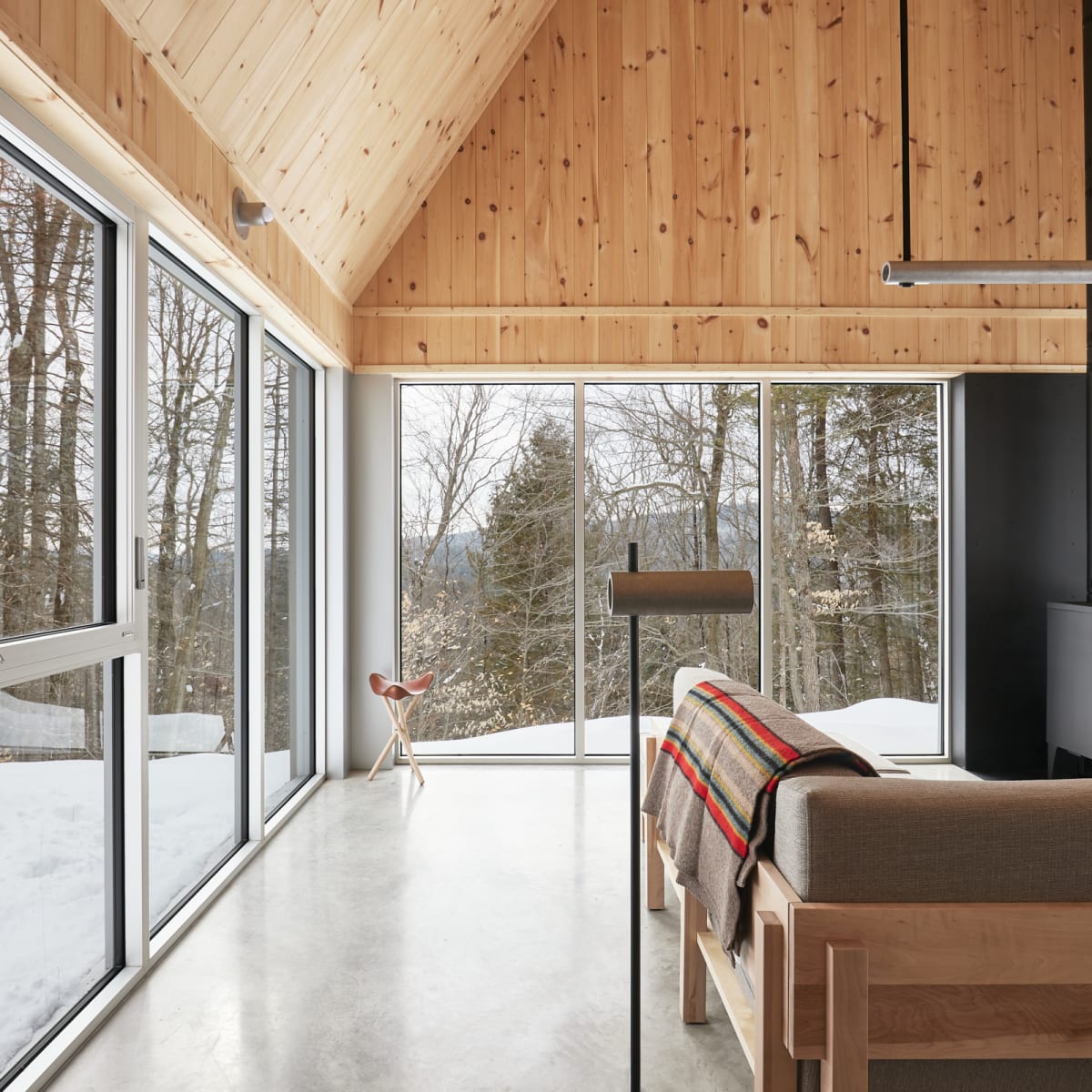 Chalet BESIDE en hiver.