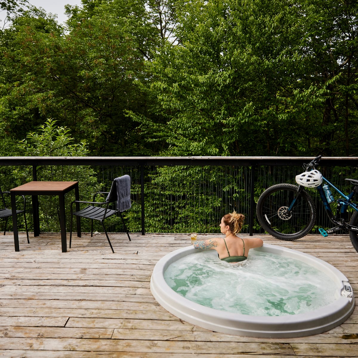Spa au cabins Sutton.
