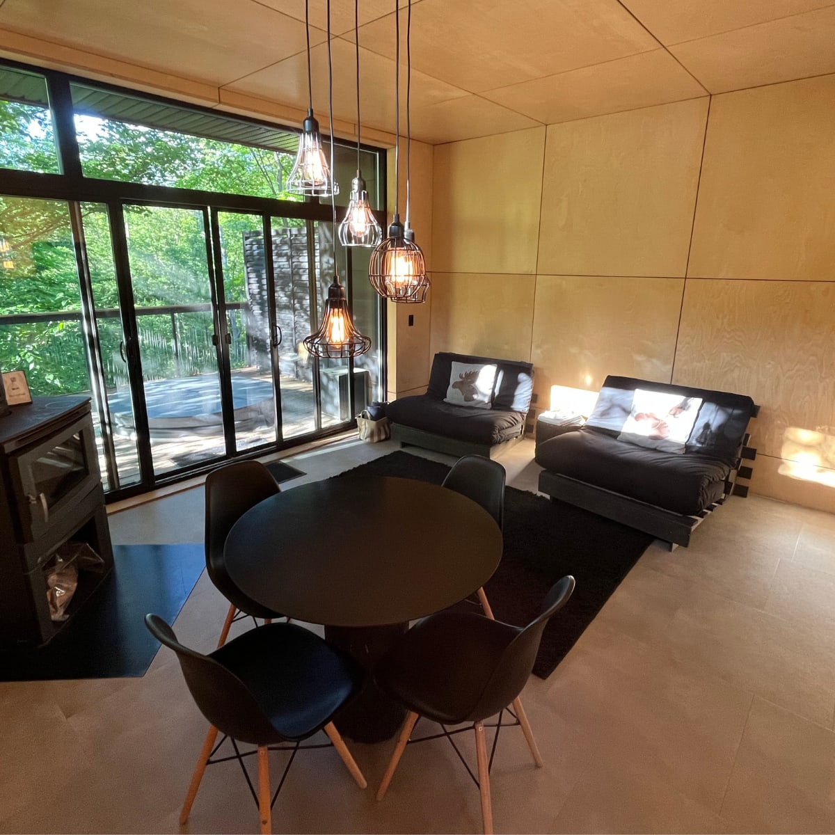 Les chalets de cabin Sutton.