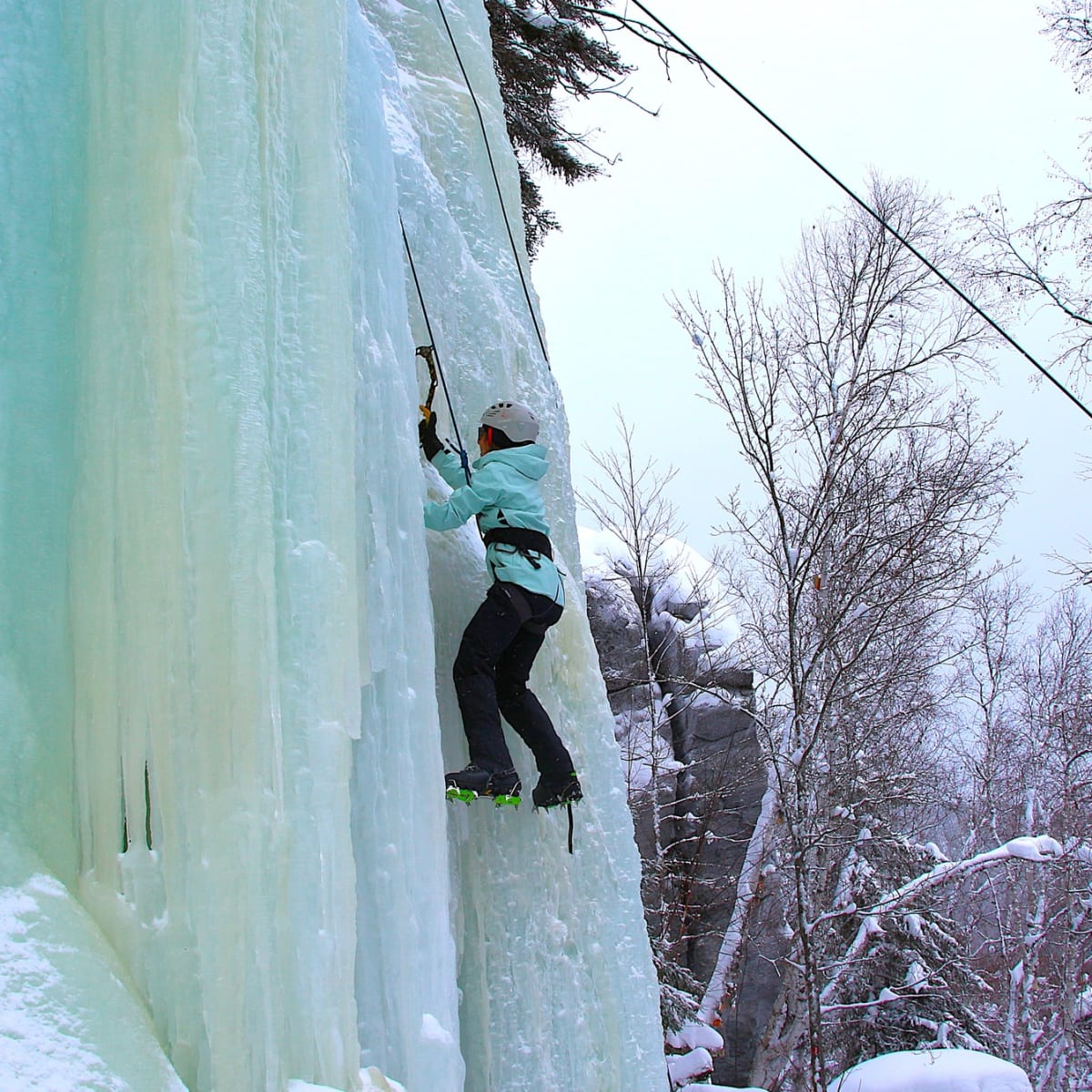 Escalade de glace - Camp de Base Abitibi.