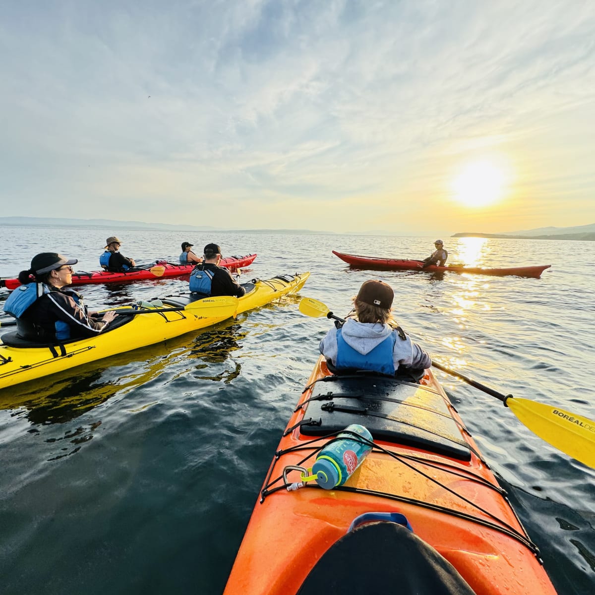 Sortie en kayak à Cap Aventure en Gaspésie