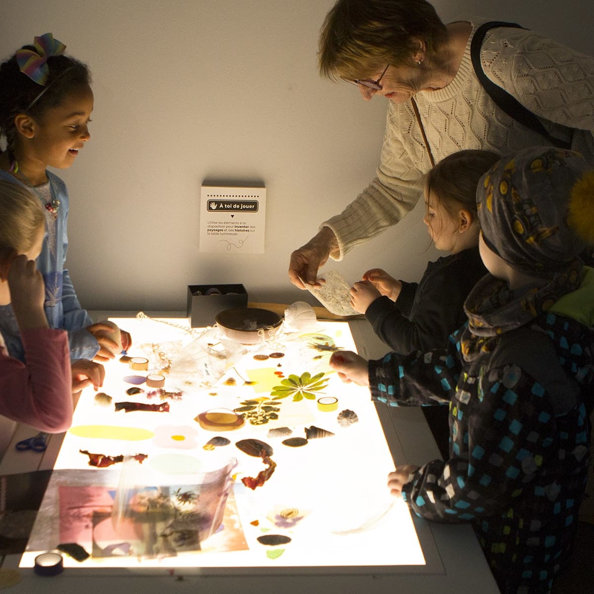 Activité au Centre d'art de Kamouraska.