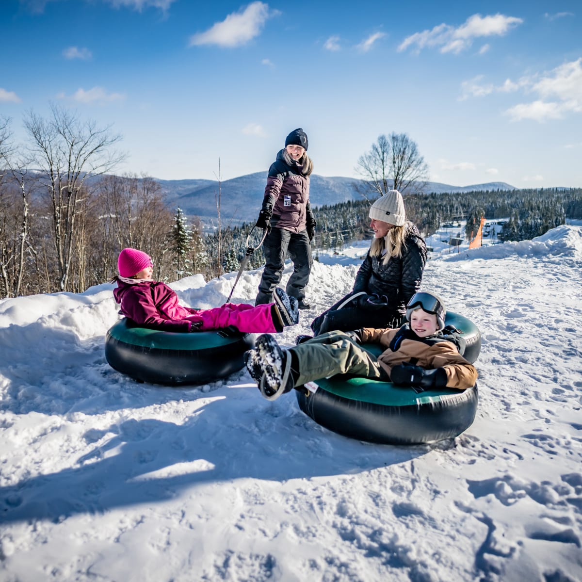 Centre récréotouristique des Hautes Terres - Snow tubing