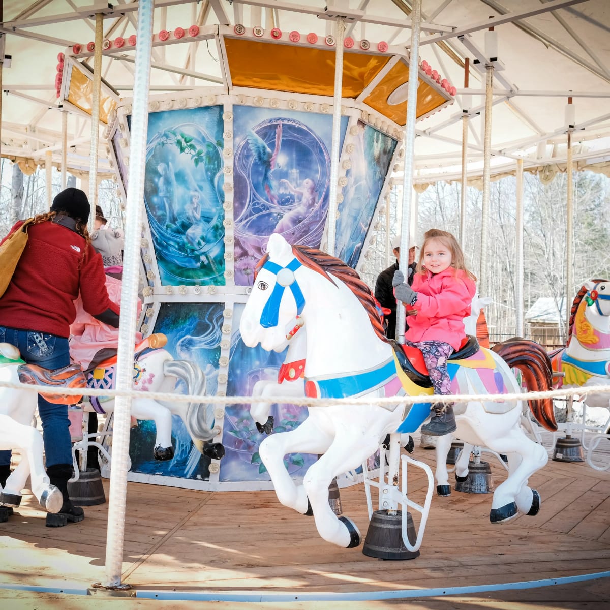 Carrousel au Chalet des Érables.
