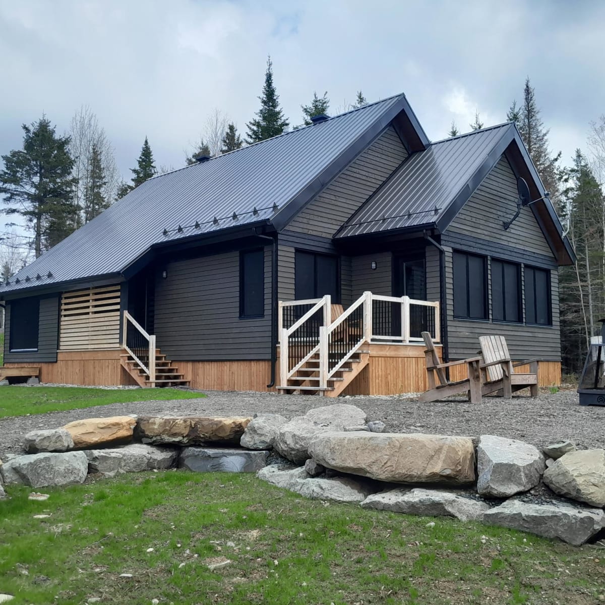 Chalets de la réserve faunique de Rimouski