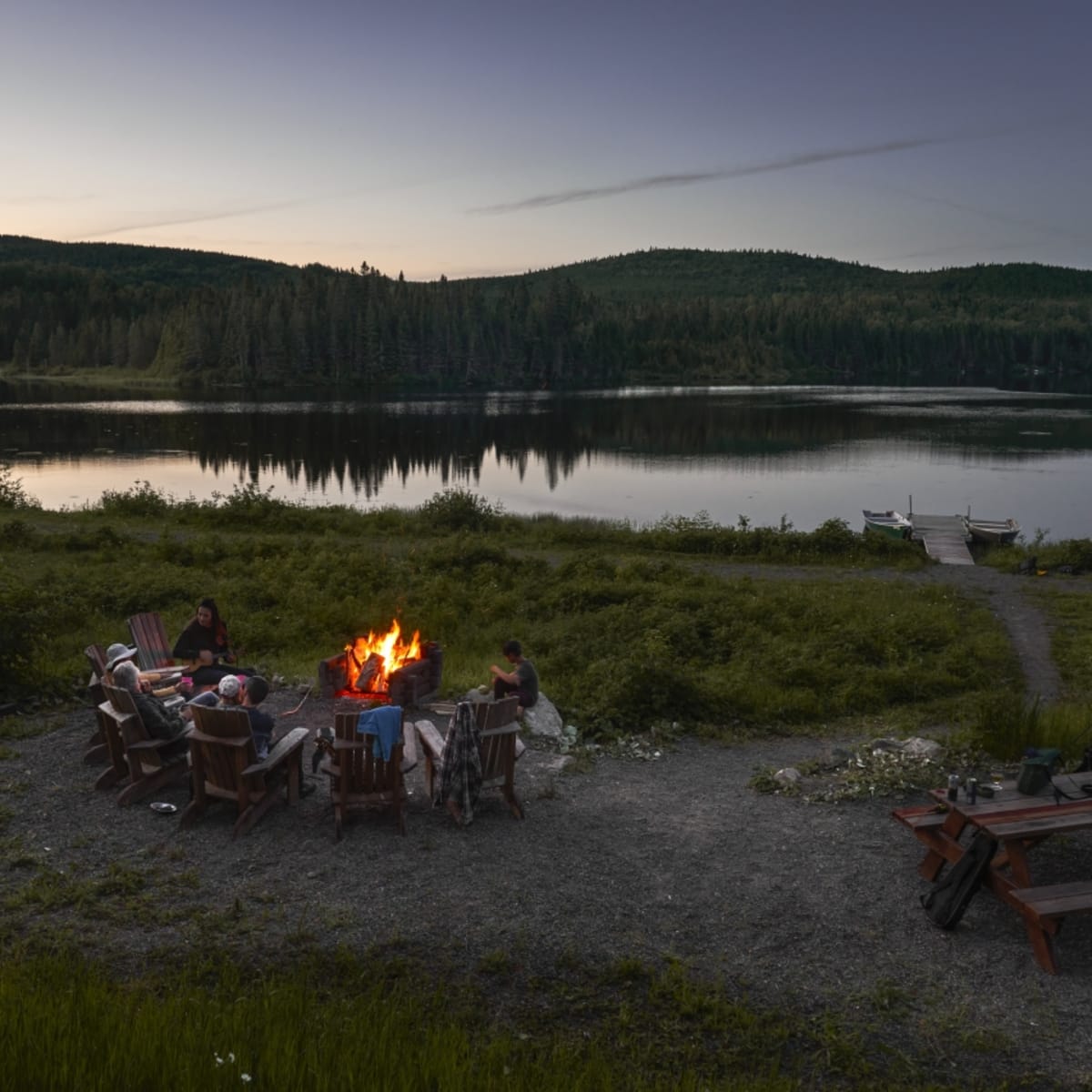 Chalets de la réserve faunique de Rimouski