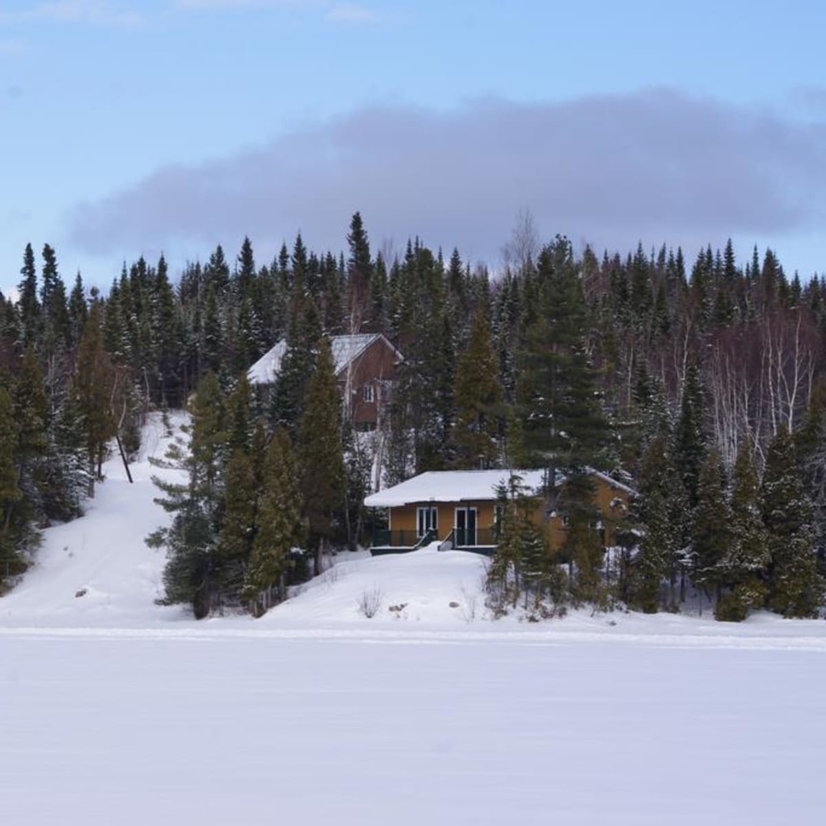 Club Tadoussac en hiver.