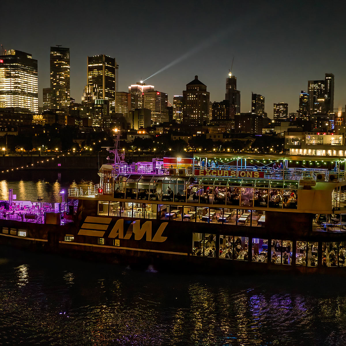 Souper-croisière à Montréal