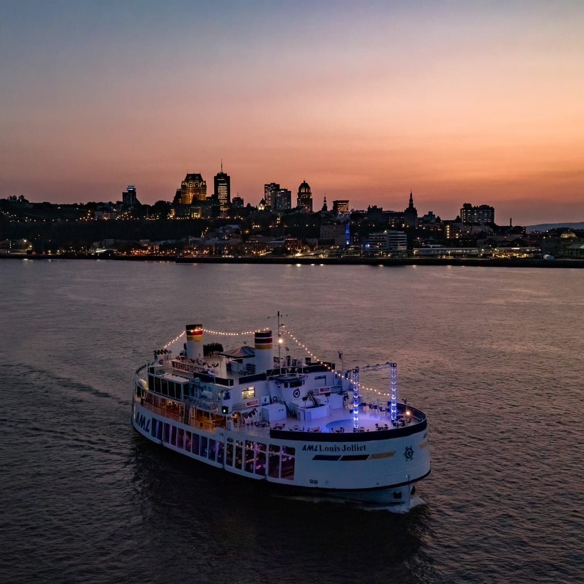 Souper-croisière à Québec