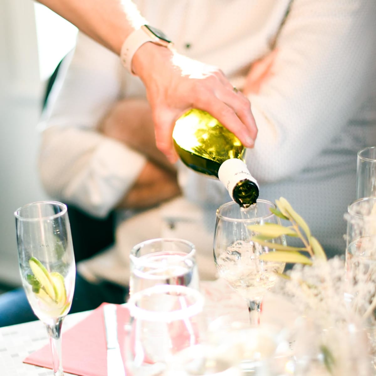 Service de champagne