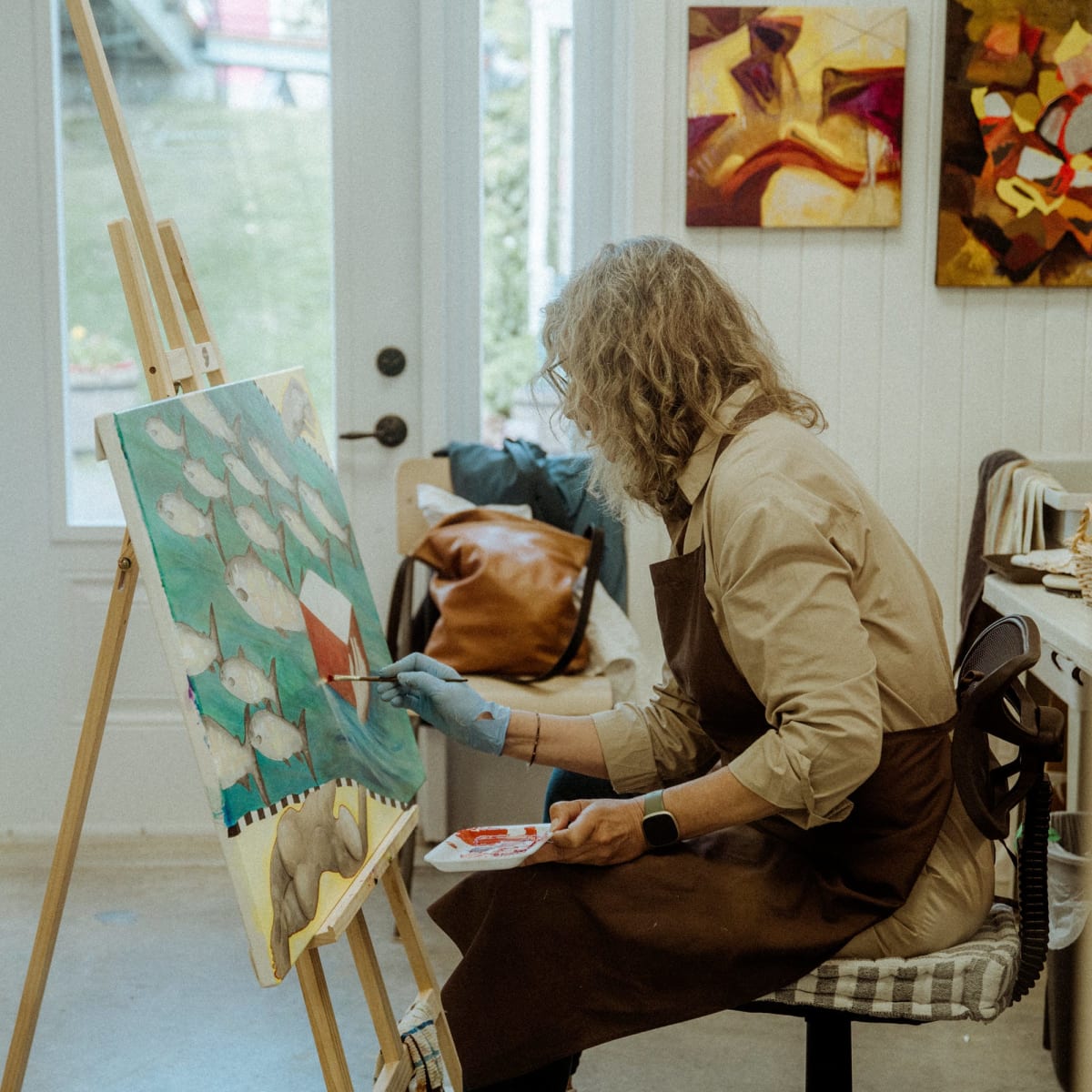 Artiste peintre.