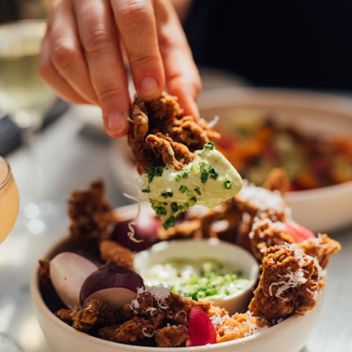 Dip at the Taverne de la Ferme restaurant.Discover new flavours this fall.