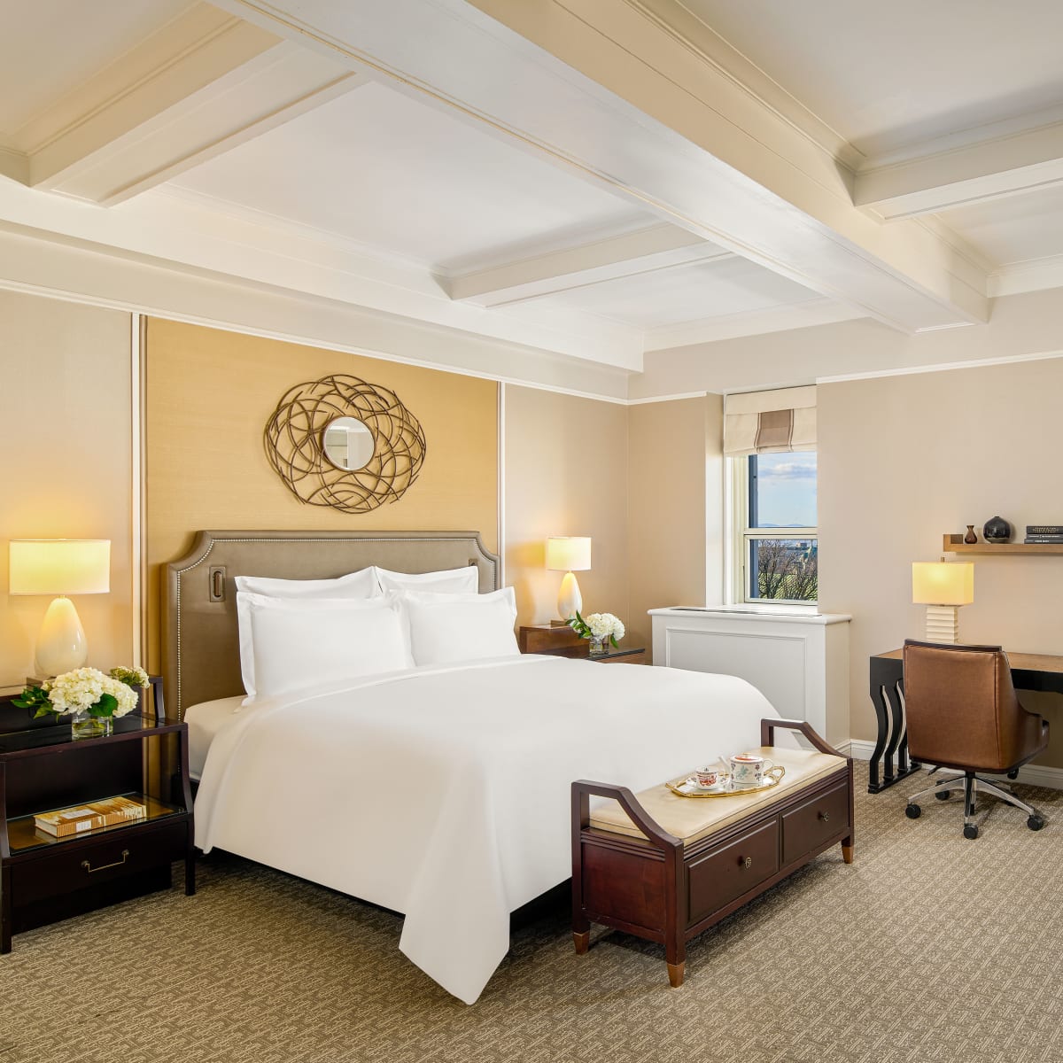 Room at Fairmont Le Château Frontenac.