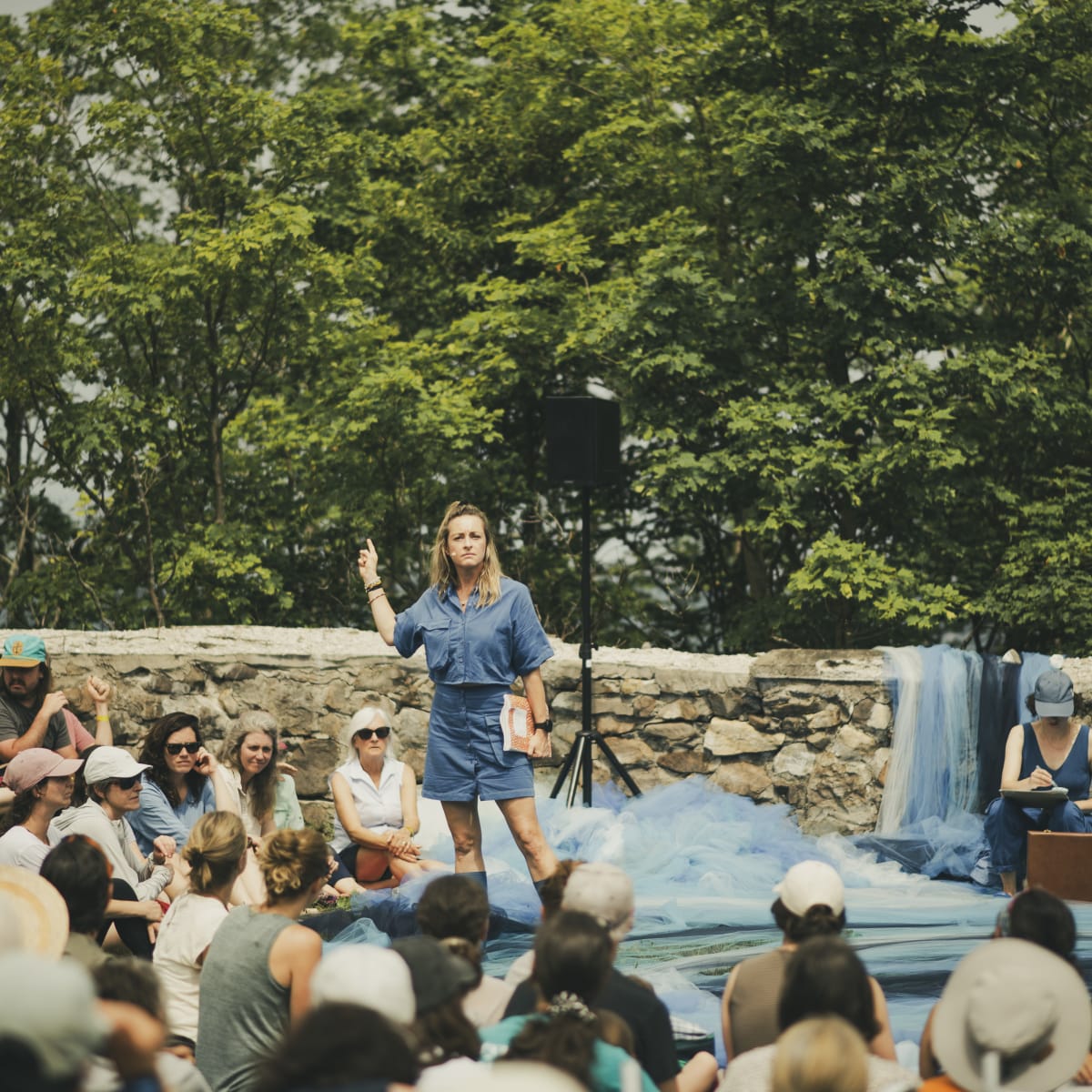 Foule au festival Archipel.