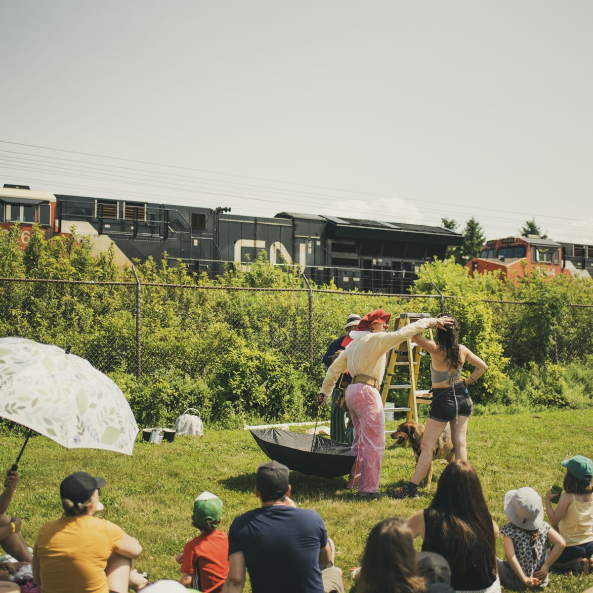 Foule au festival Archipel.