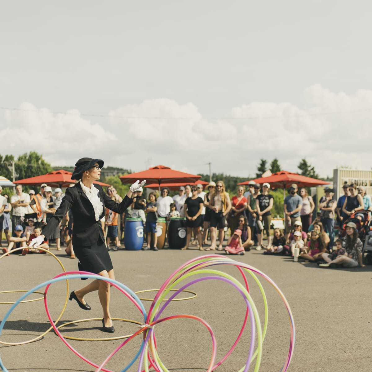 Foule au festival Archipel.
