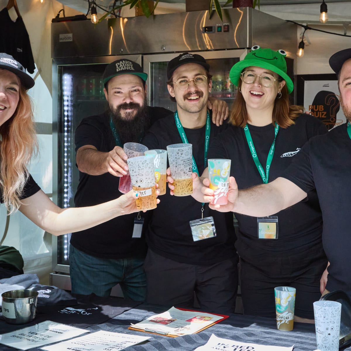 Employé·es au Festival Bouffe, Bière & Boisson.