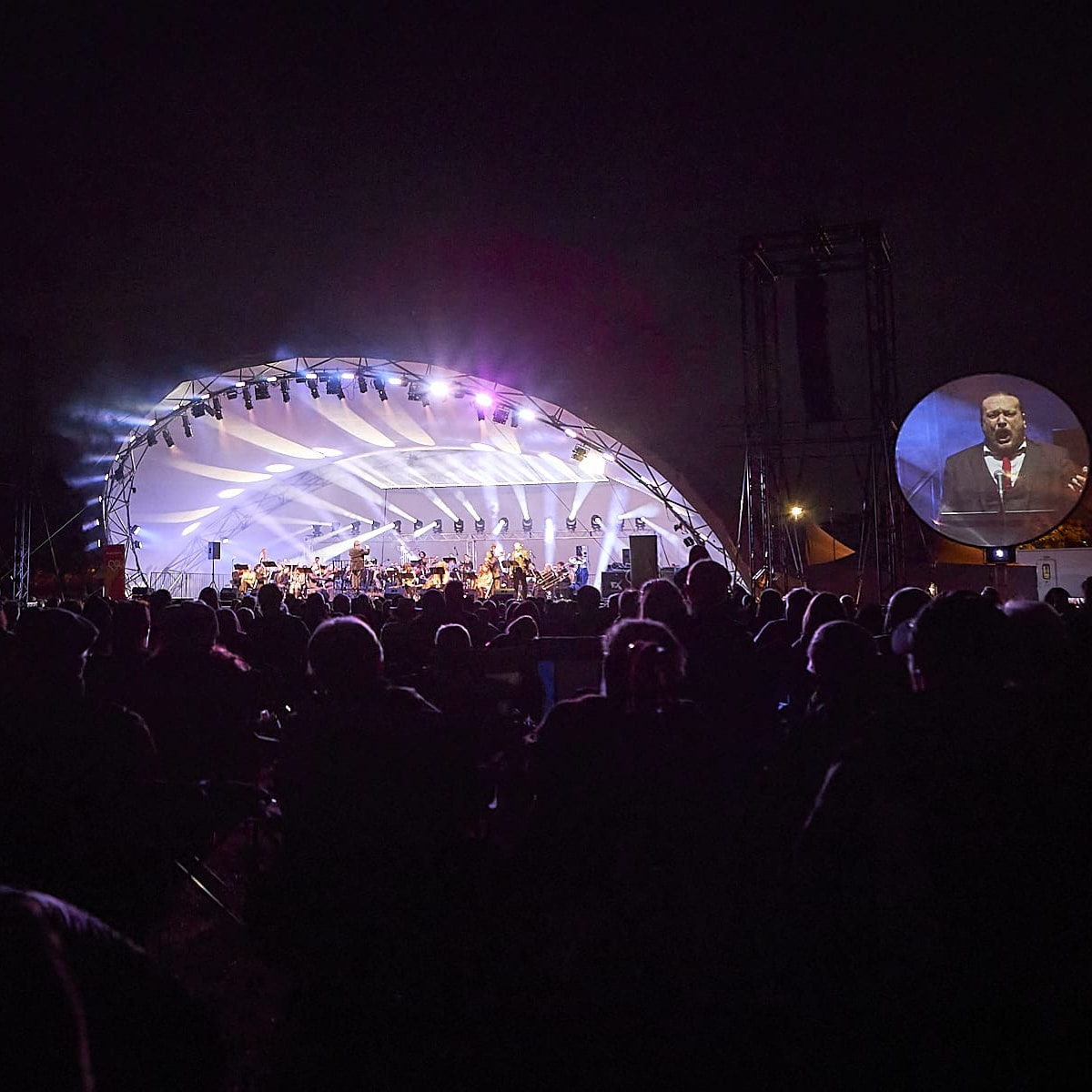 View of the Festival Classica stage from the audience