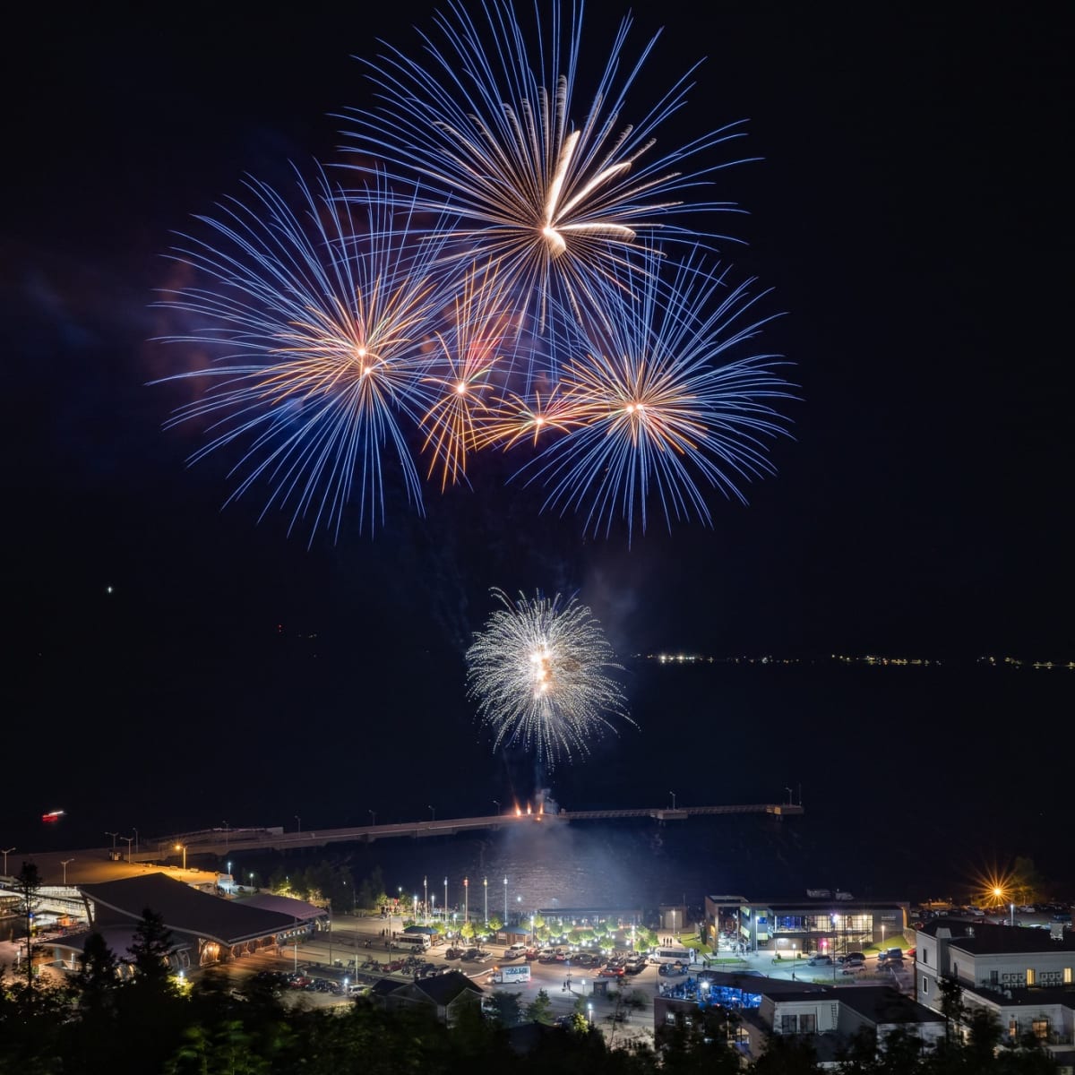 Festival Les Grandes Veillées - Des feux d'artifice illuminent le ciel 