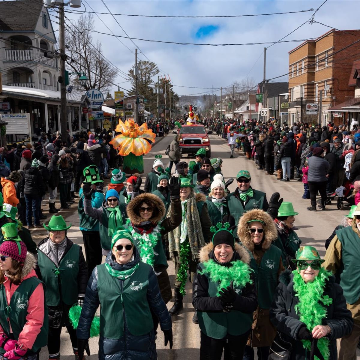 Défilé du Festival Saint-Patrick Rawdon.