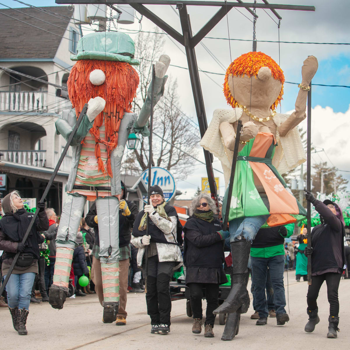 Défilé de la Saint-Patrick à Rawdon.