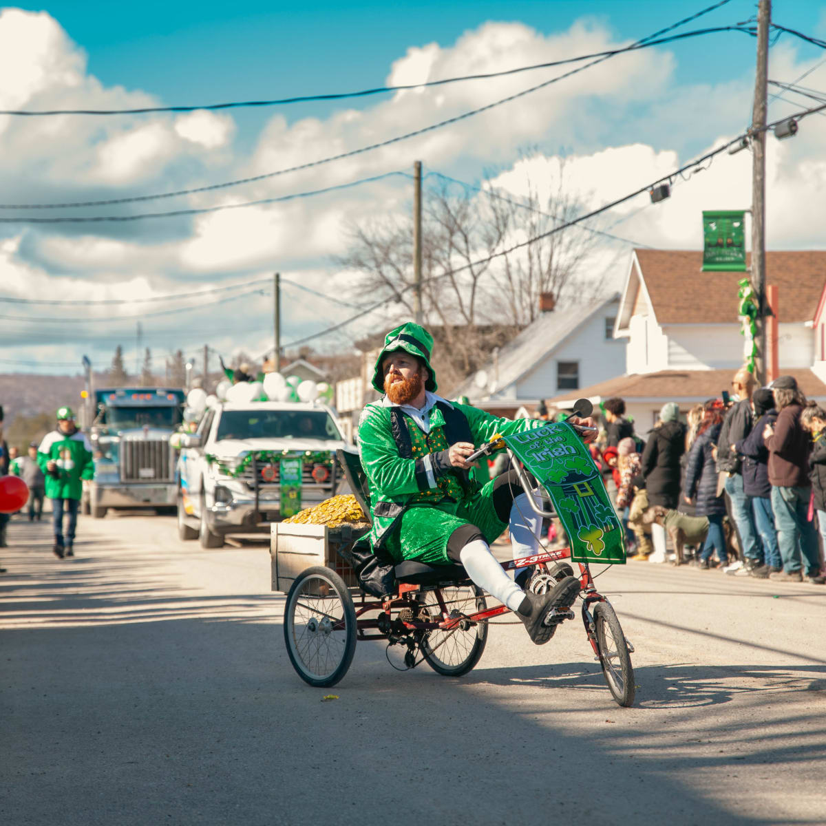 Défilé de la Saint-Patrick à Rawdon.