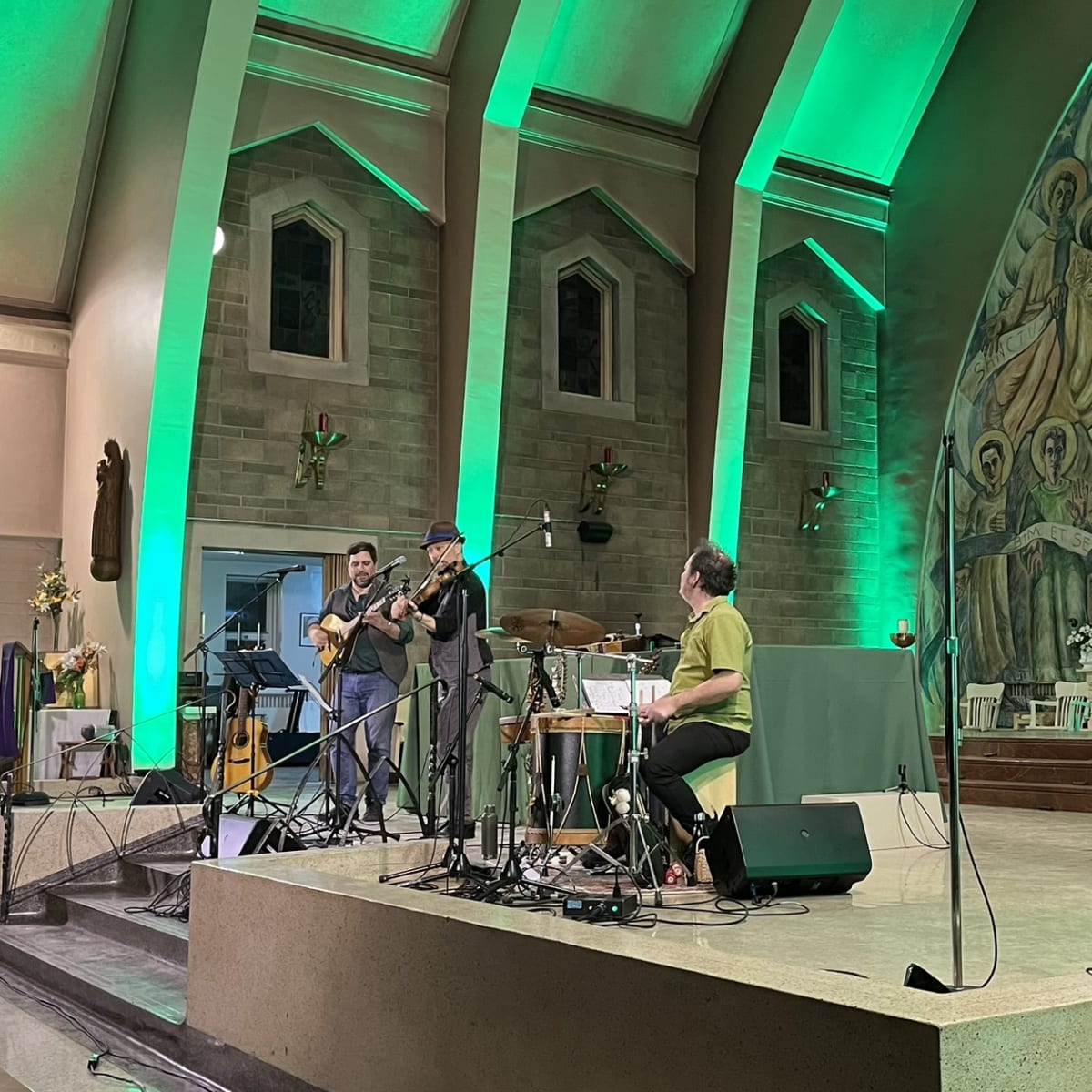 Concert de musique à l'église.