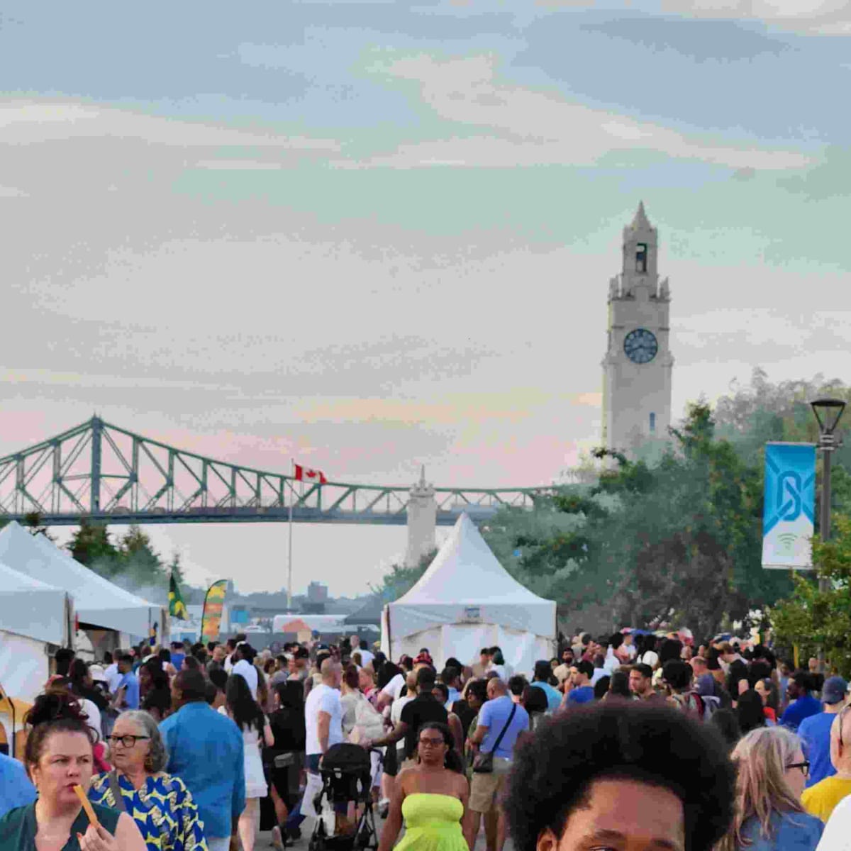 Crowd at the Taste of the Caribbean festival.