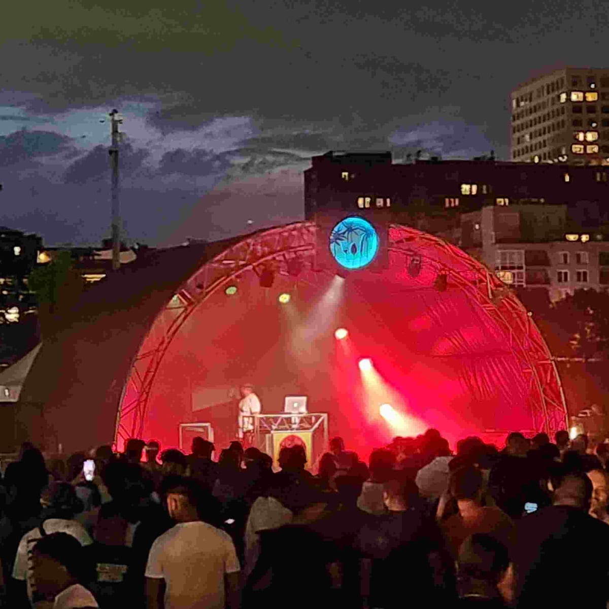 Crowd at the Taste of the Caribbean festival.