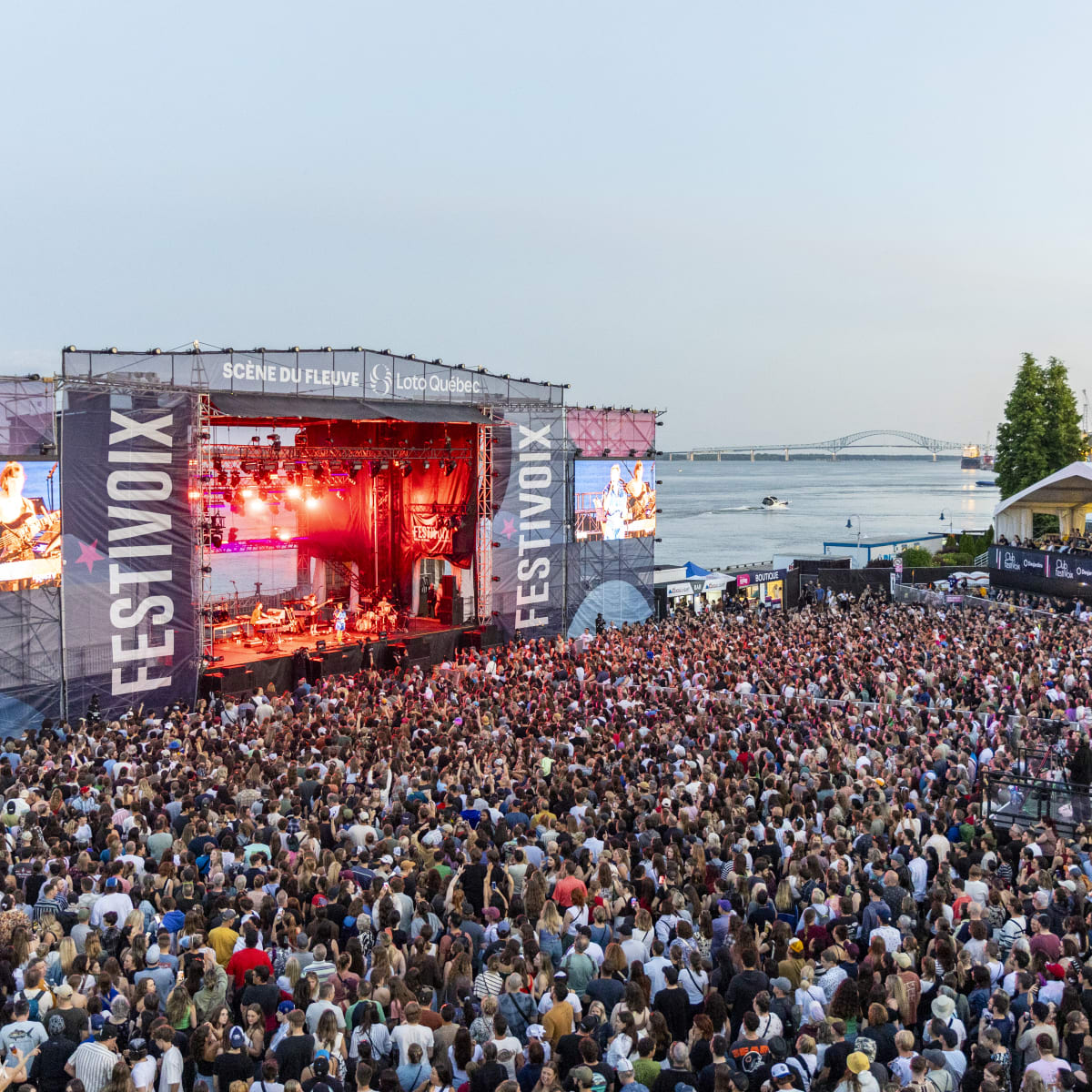 Foule au Festivoix.