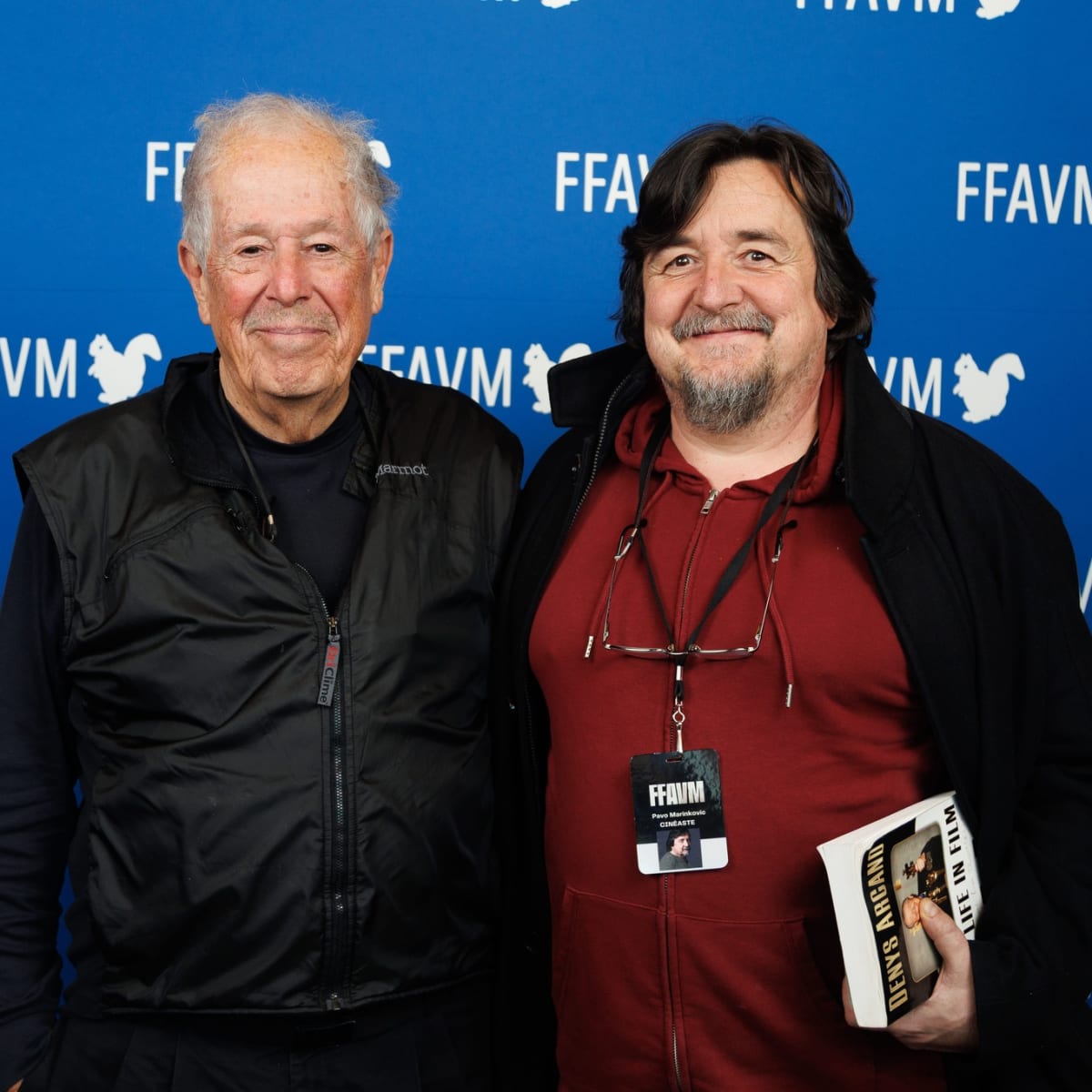 Denys Arcand et Pavo Marinkovic au FFAVM.