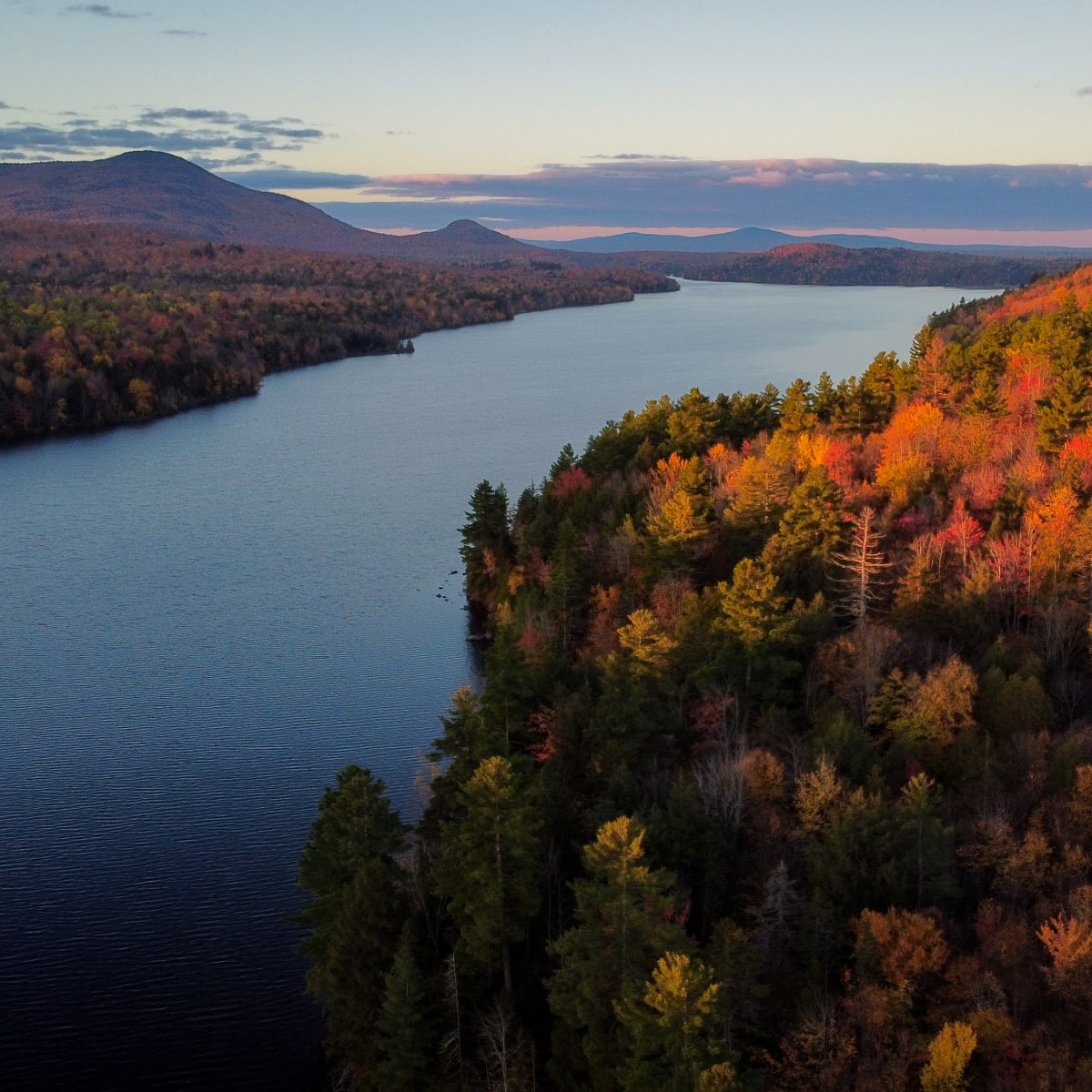 Flambée des couleurs Magog-Orford : panorama