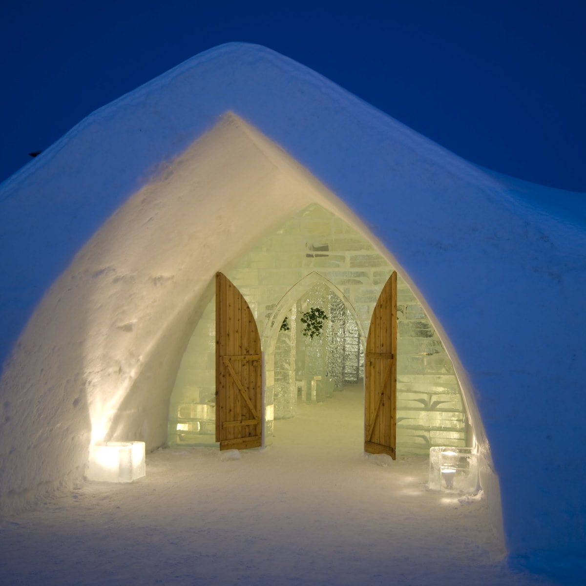 Hôtel de Glace, Québec. 