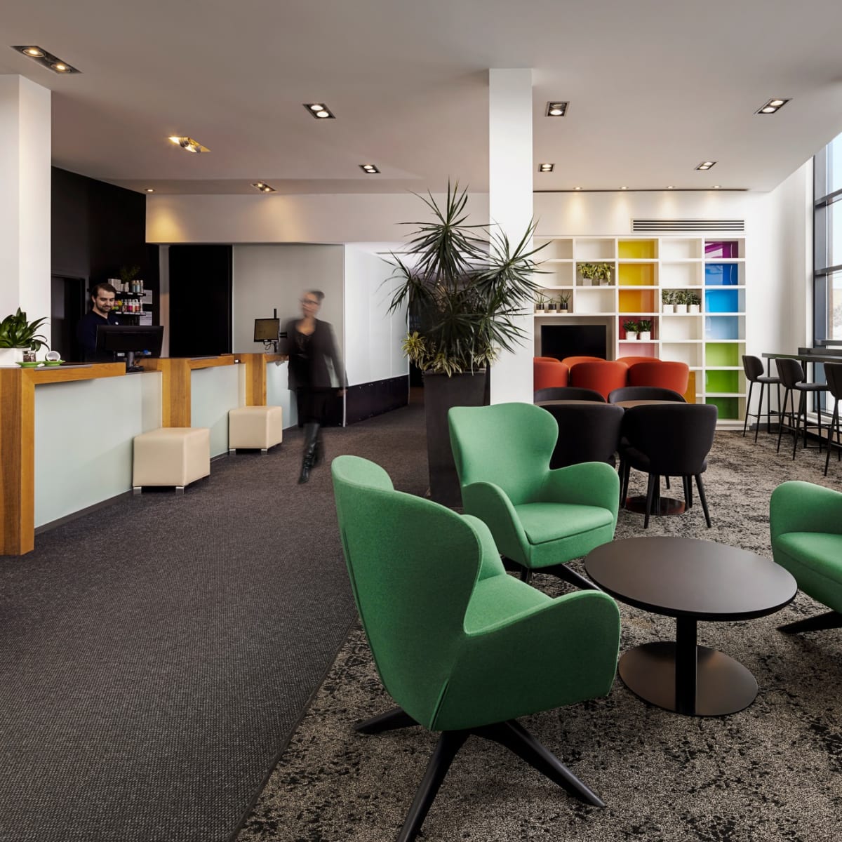 Hôtel Alt Québec - Lobby coloré