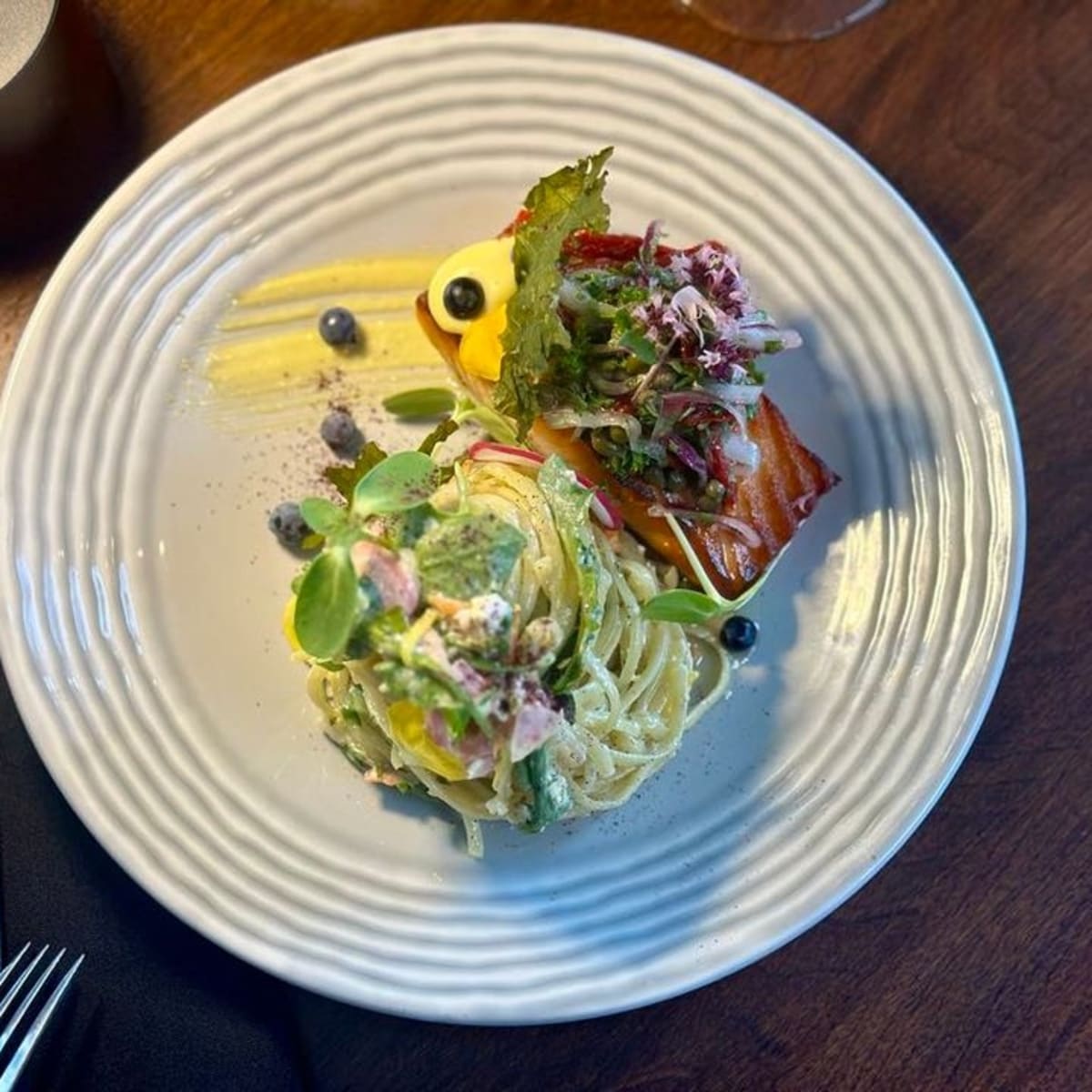 Photo d'une assiette de nourriture