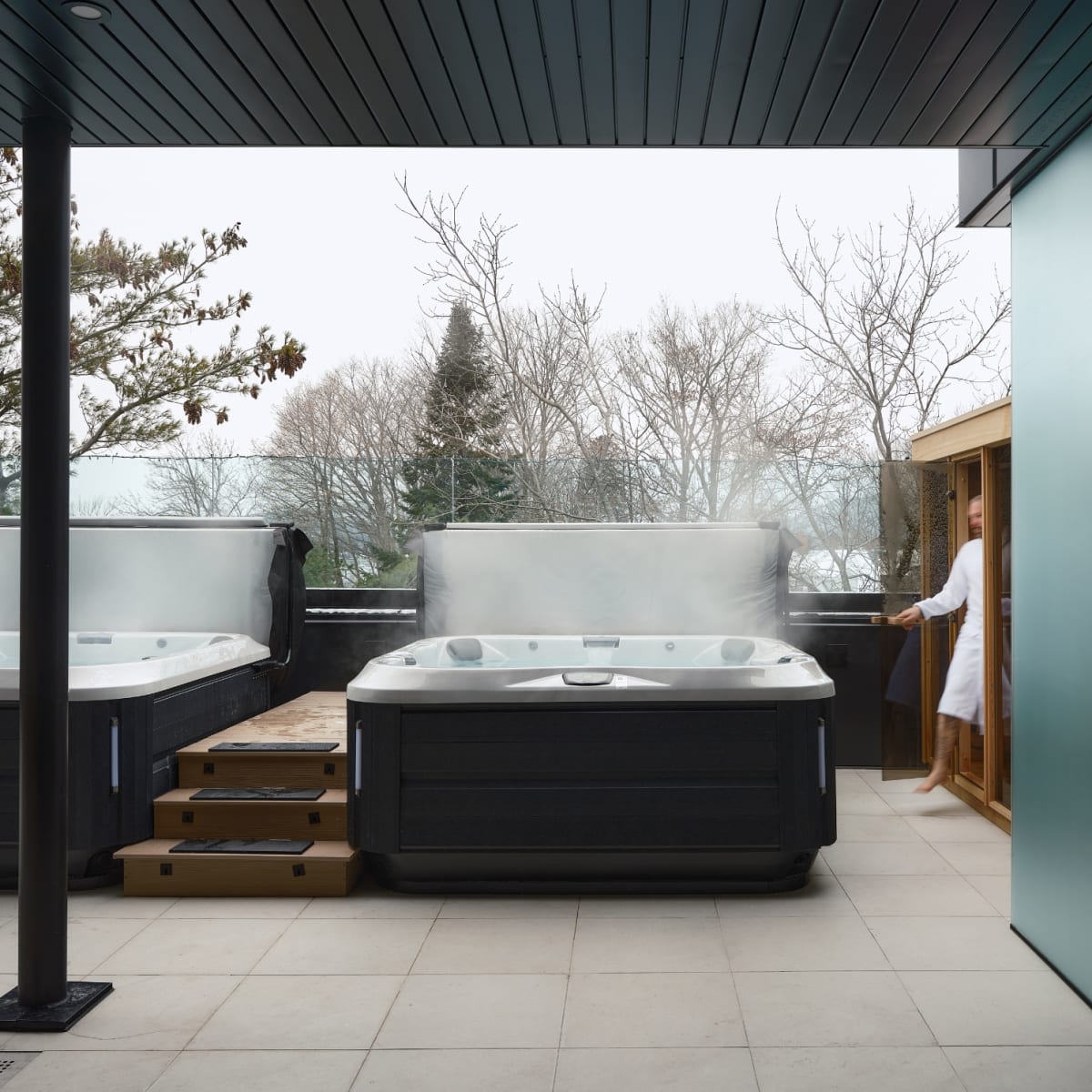 Spa extérieur.