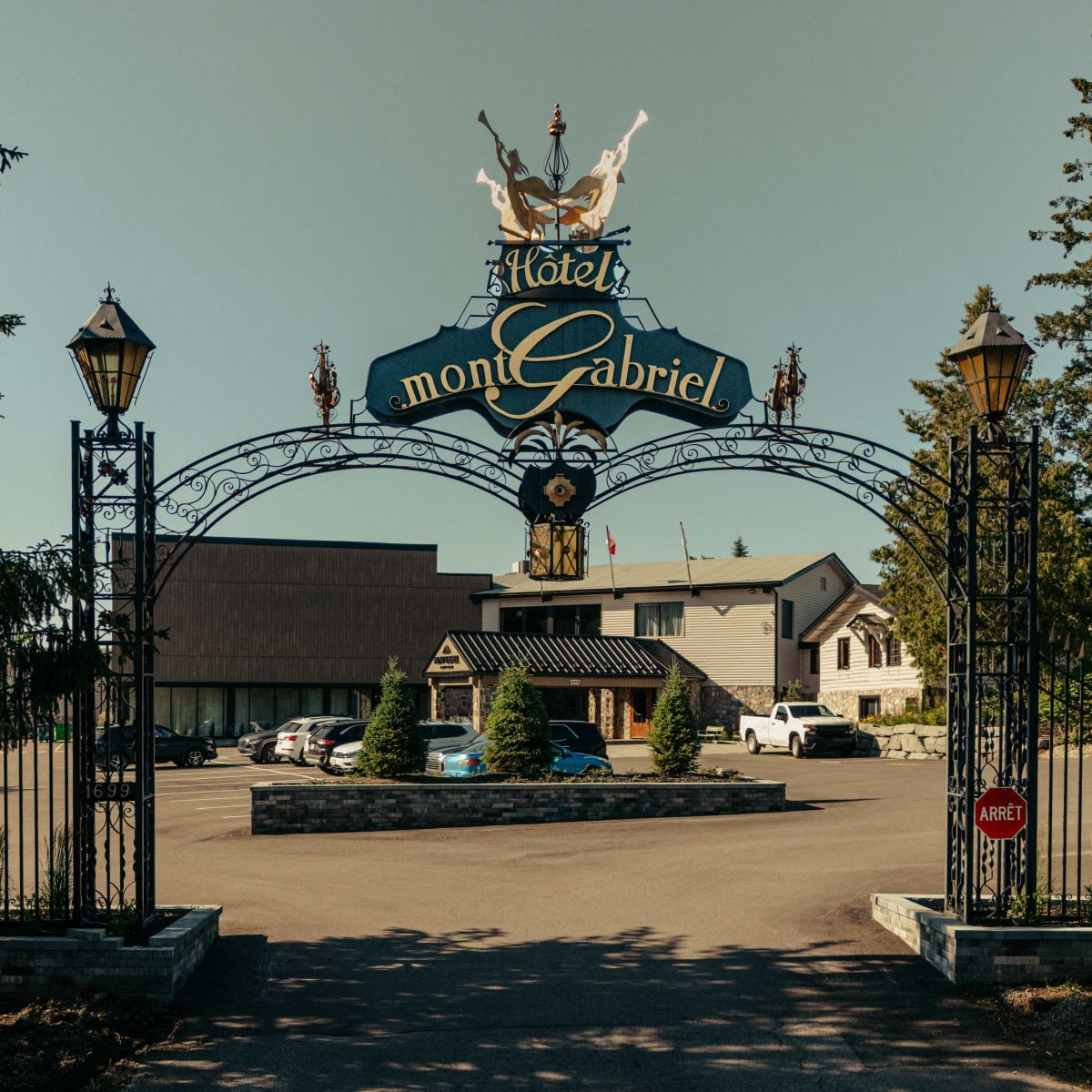 Entrance at Hôtel Mont Gabriel