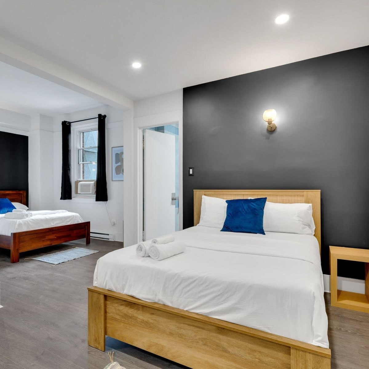 Le Sand & Stone Hotel, chambre avec 2 lits doubles
