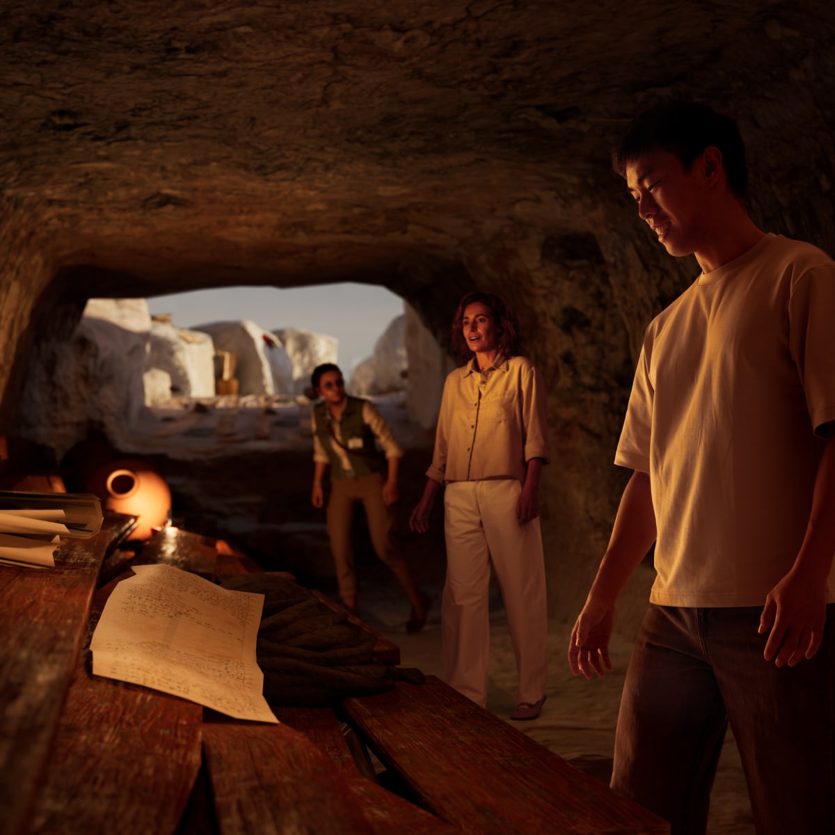Visite guidée en Égypte.