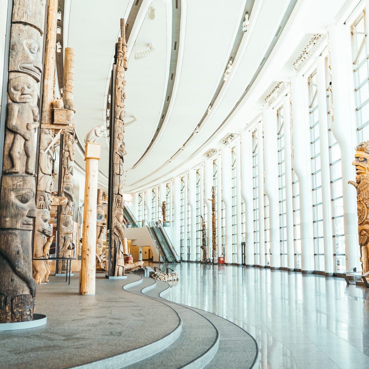 Exhibit in a museum.