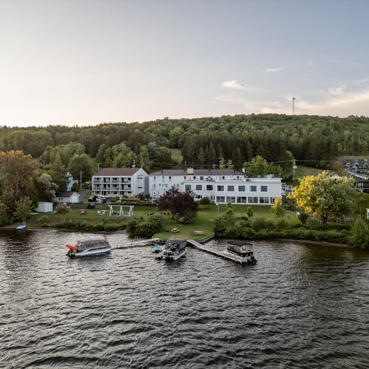 Vue aérienne du Manoir