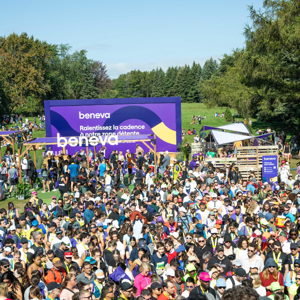 Marathon Beneva de Montréal - Une foule