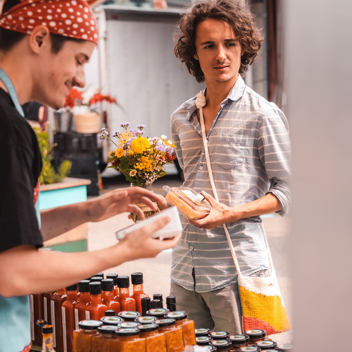 Producteur local au marché