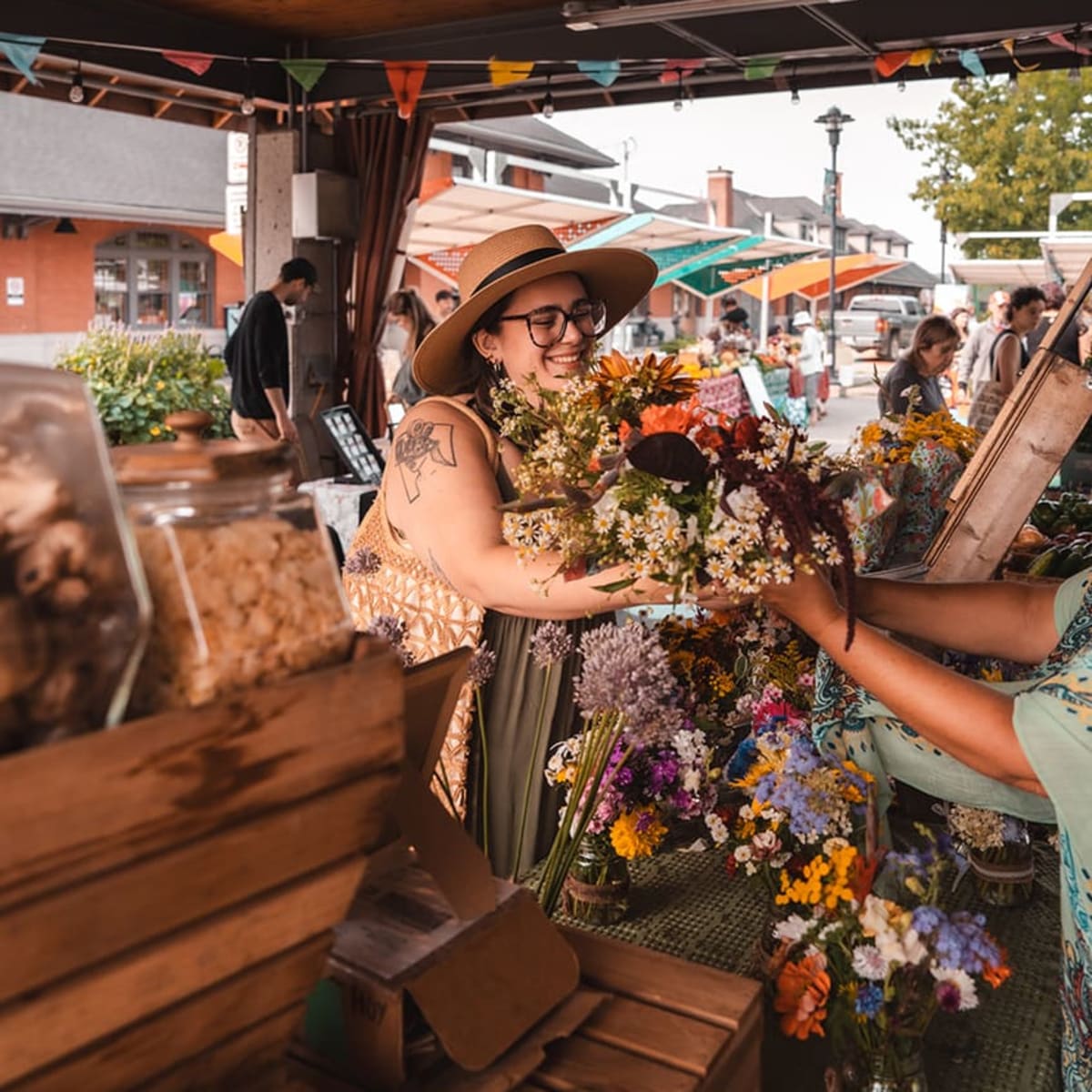 Fleuriste du marché